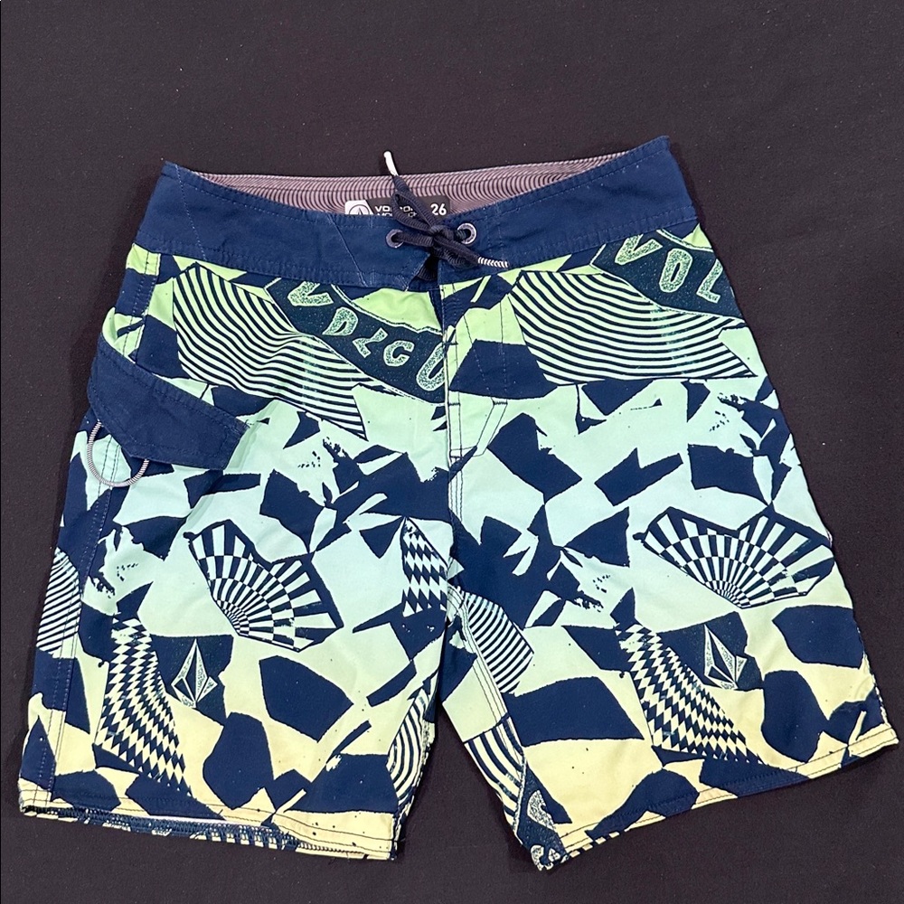 Volcom Mod-Tech Gray and White Shorts